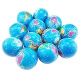 Oruuum 12 Globe Squeeze Stress Balls Earth Ball - Squeeze Relief Novelty Toys [並行輸入品]