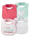 Carter's Baby Girls Teether Bibs 126g512 Pink One Size Baby [並行輸入品]