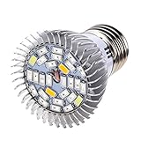 Tumao 植物育成 LED ライト 植物育成ライト LED 植物育成用ランプ E27 28LED 水耕栽培ランプ 観葉植物 水耕栽培 水草栽培 室内用 園芸 室内栽培ランプ