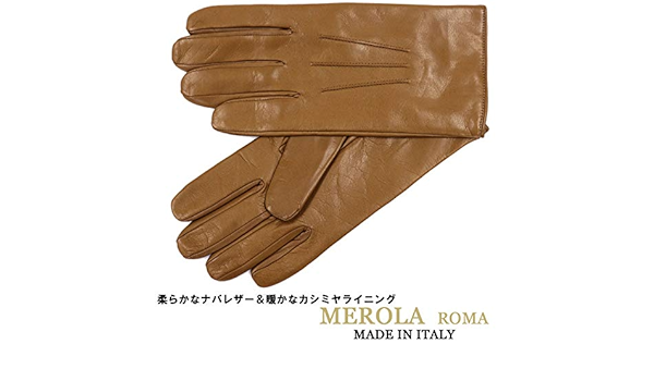 Amazon メローラ イタリア製 レザーグローブ メンズ 本革 手袋 ナパレザー イタリア製 革 グローブ Bt 8 1 2 キャメル 手袋 通販