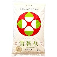 Amazon.co.jp: 【精米】 雪若丸 白米 5kg 山形県産 令和6年産