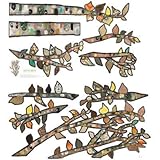 Oopsy Daisy Lone Birch Tree Peel and Place, Neutralgray, 54' x 60' [並行輸入品]