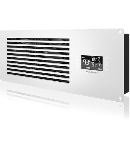 AC Infinity AIRCOM S6 Quiet Cooling Fan System For AV Equipment – Receiver, Amp, DVR Cooling