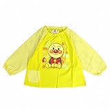 (バンダイ)BANDAI アンパンマン スモック ベビー 長袖 ポケット付 イエロー 90