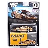 MINI GT 1:64 スケール MiJo TOYS - NISSAN SILVIA (S15) TOP SECRET D1 GP - GOLD アメリカ MiJo Toys 限定 Nissan シルビア (S15) Top Secret D1GP [並行輸入品]