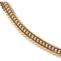 Amazon | [ハッピーグッツショップ] 18金 喜平 ネックレス 12面