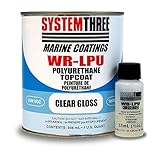 System Three 1801K16 Clear Gloss WR-LPU Urethane Paint Coating, 1 quart Can [並行輸入品]
