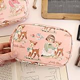 オイルクロスポーチ daily pouch /ペーパードールメイト/コスメポーチ＆マルチポーチ（オレンジSally）