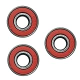 mchoice 3pcs 608ハイブリッドボールベアリングのtri-spinner HandスピナーEDC Fidget Toy カラー: レッド