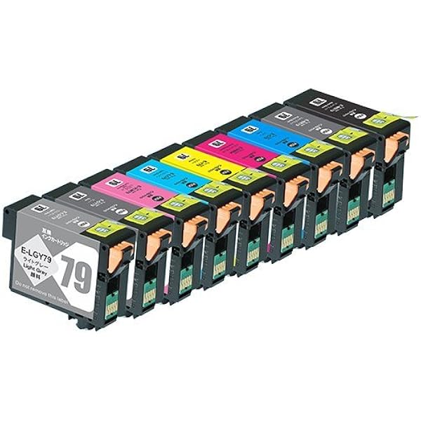 Amazon 3年保証 エプソン 互換 Icmb79 Ic79 Sc Px5v2 用互換インクカートリッジ 9色セット 純正同様の顔料インク採用 残量表示icチップ付き ベルカラー製 Bell Collar ベルカラー インクカートリッジ 通販