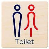 シロクマ チークサイン Toilet NP-21-3 80m/m角×2.5t 白