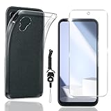 【1+1セット】京セラ DIGNO BX2 用の ガラスフィルム + 京セラ DIGNO BX2 用の ケース クリア 京セラ DIGNO 