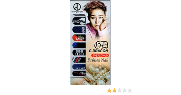 Amazon Bigbang ビッグバンgd ジヨン ネイルシール Fashion Nail シート入り アイドル 芸能人グッズ 通販