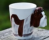 Newcom 3d手描きセラミックコーヒーマグカップ 1カップ N-MUG