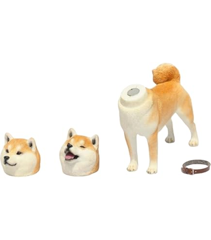 Amazon.co.jp: JXK 1/6 柴犬フィギュア スタチュー ミニチュア 柴犬