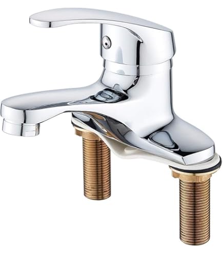 Amazon | Kindness 混合水栓 ツーホール式 洗面用 洗面台 2穴 蛇口