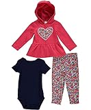 カーターズ Carter's ボディスーツ + カーディガン + パンツ 豪華3点セット 3-Piece Cardigan Set 3M (55-61cm)
