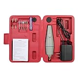 KKmoon ミニルーター セット AC100-240V 電動グラインダー ロータリーツール 電動ドリル 研削/フライス加工/彫刻/研磨/穴開け アクセサリーキット付き