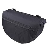 Zicac　ベビーカー収納ポッチ　マザーズバッグ　内部保温可能　小物入れ　ジッパーポケット　オックスフォード　多機能　出掛けに便利 (ブラック)