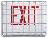 Safety Technology International STI-9640 Exit Sign Damage Stopper, Protective Coated Steel Wire Guar
