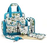 Mariego Diaper Tote Bags Travel Bag Backpack (Printing Floral) by Mariego