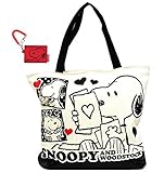 【スヌーピー トートバッグ & パスケース 】SNOOPY お出かけセット (ラブリー)