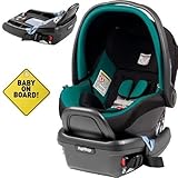 Peg Perego - Primo Viaggio 4-35 Car Seat w Extra Base and Baby on Board Sign - Aquamarine by Peg Per