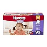 Huggies Little Movers Size 6 Diapers Value Box - 92 Count by Kimberly Clark [並行輸入品]