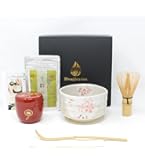 Amazon｜JIKANNOYA 抹茶セット 初心者 8点セット お点前セット 陶器