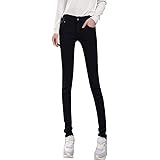 [Teddy] デニムパンツ スキニー ジーンズ レディース ハイウエスト ロング丈 薄手 ストレッチ ストリート pants387