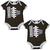( Pack of 2 ) Washington Huskies – 幼児Footballワンピースロンパース0 – 3 Mブラウン