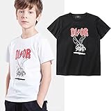 【 韓国スタイル子供服】 夏Tシャツ　キッズ /半袖 男の子 英字ロゴハエプリント/かっこいい　全2色110-150 White,110cm