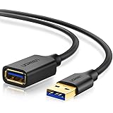 UGREEN USB 延長 1M USB3.0 延長ケーブル 金メッキコネクタ 高速データ転送 aオス-aメス USBケーブル 延長コード 18ヶ月保証