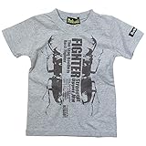《初夏盛夏対応》 Reboot(リブート) 40/2天竺クワガタ虫半袖Tシャツ 120cm/Mg NO.AH-1881307