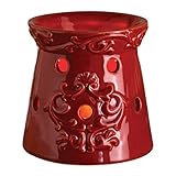 Westinghouse Fragrance Warmer, Round with Etched Pattern Ceramic, 1 Piece Promotional Vanilla Scente