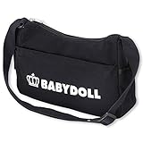 ベビードール カラーミニショルダーバッグ トートバッグ キッズサイズ ブラック