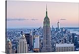 Arcangelo Piaiプレミアムシックラップキャンバス壁アート印刷題名NYC、Manhattan、Empire State Building、South Manhattan 30" x 20" 