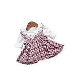 ベビー服 子供服 女の子 ワンピース Pojour 長袖ドレス 秋冬 可愛い格子縞 オシャレ 通園 発表会 旅行 記念日 プレゼント 2セット