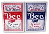 [USプレイングカード]US Playing Card Co. Bee No. 92 Diamond Back Club Special Red/Blue 12 Decks NA [並行輸入品]