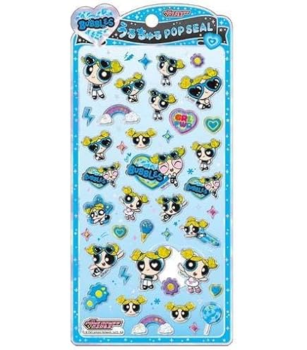 Amazon.co.jp: クラックス CRUX うるちゅる ポップシール パワーパフ