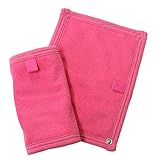 プラチナムベイビー★日本製♪よだれパッド★ストラップホルダー付き (ホットピンク)