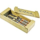 伝匠 内丸のみ 3本組 桐道具箱入 9-15-24