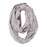 Itzy Ritzy Nursing Happens Infinity Breastfeeding Scarf, Silver Trellis by Itzy Ritzy [並行輸入品]