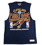 Cleveland Cavaliers Nba Mitchell & Nessメンズ電源RankingsノースリーブマッスルTシャツ M