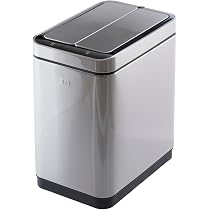 Amazon｜EKO ゴミ箱 自動開閉 デラックスファントム シルバー 20L