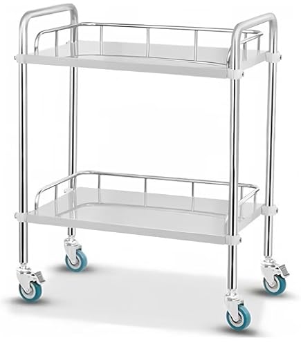 Amazon.co.jp: 医療用ワゴン 60×86×40cm ステンレス トロリー