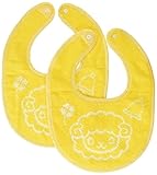 オーパス スタイ よだれかけ 2枚セット ひつじ柄 タオル パイル 素材 リバーシブル