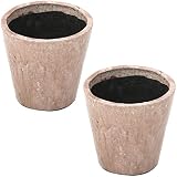 陶器植木鉢 フォレストポット 朝焼(あさやけ) 大2個セット 7号 外径21cm×高さ20cm 154128-116XL-S35-2P