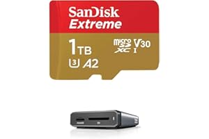 【カードリーダーセット】 microSD SanDisk Extreme SDSQXAV-1T00-GH3MA 新パッケージ ソリッドステートドライブ+サンディスクプロフェッショナル PRO-DOCK対応 SD/microSDカードリーダー PRO-