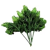 Merssavo チャーム人工プラスチックシルクユーカリ植物花ホームガーデンウェディングインテリア